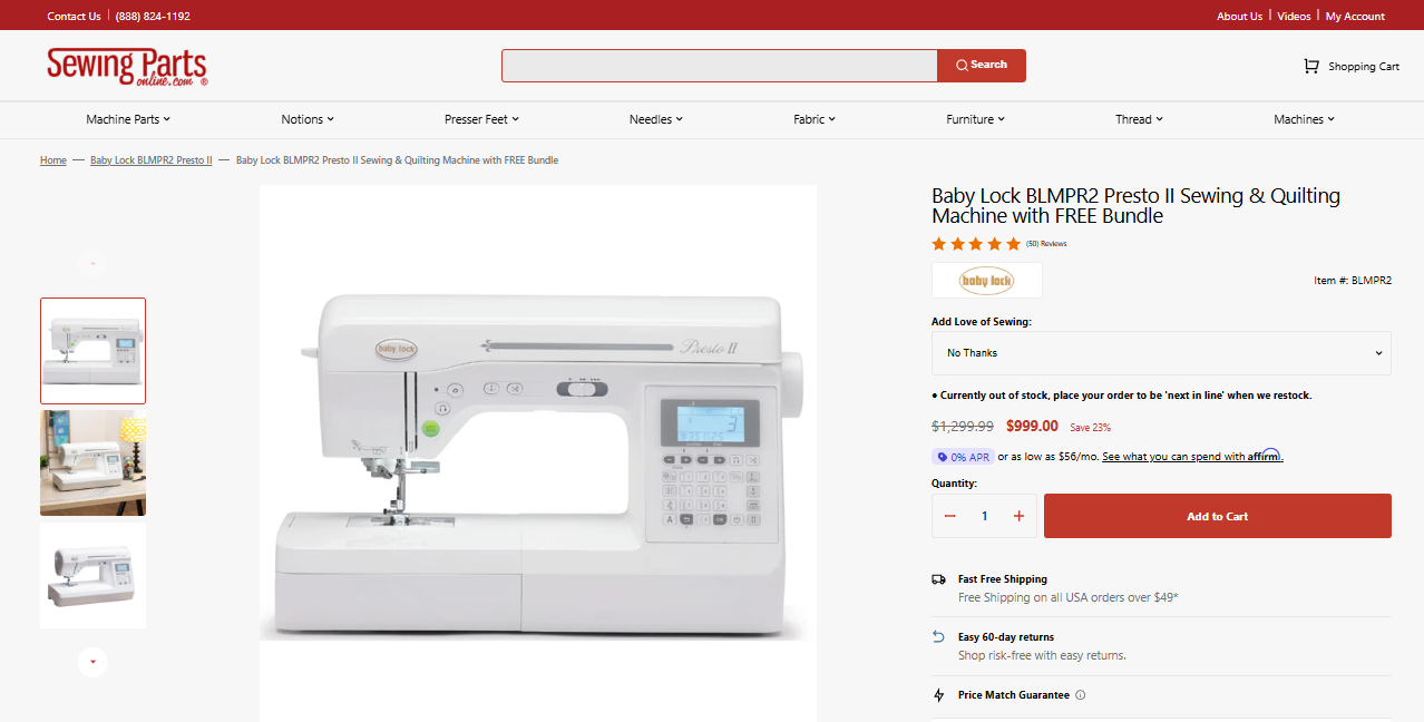 Sewing Parts Online image4
