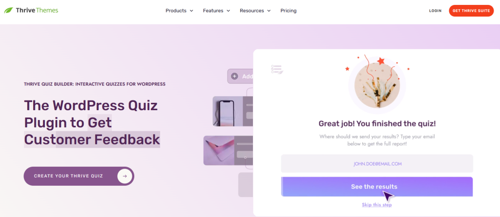 image - WPExperts Thrive Quiz Builder image