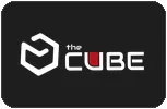 cube_framed_v2 Logo for The Cube featuring a geometric cube icon next to the words 'the CUBE' on a dark rounded rectangle background.
