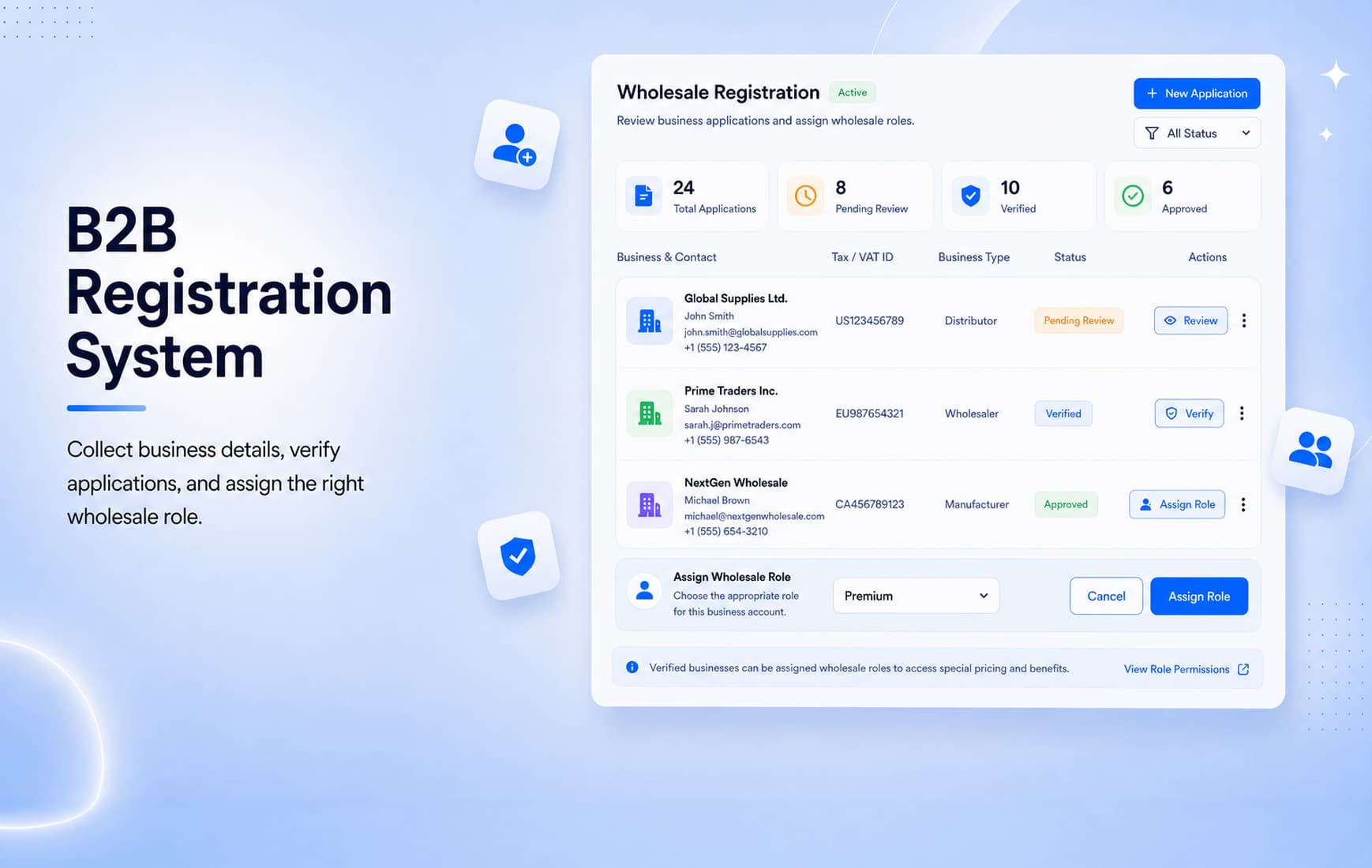 Custom WooCommerce Wholesale Registration Form