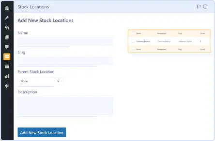 stock locations for better visibility and control