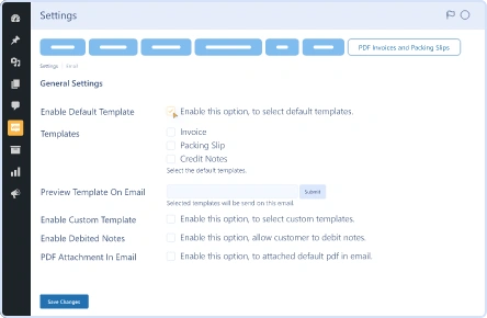 Default PDF templates in WooCommerce PDF packing slips extension