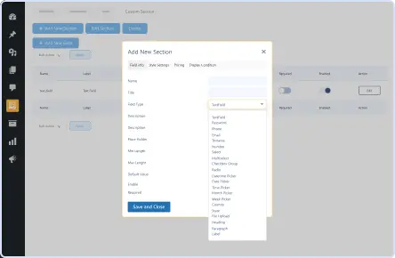 Add Custom Fields