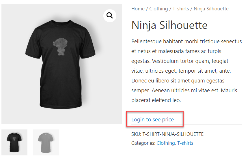 Hide Product Prices
