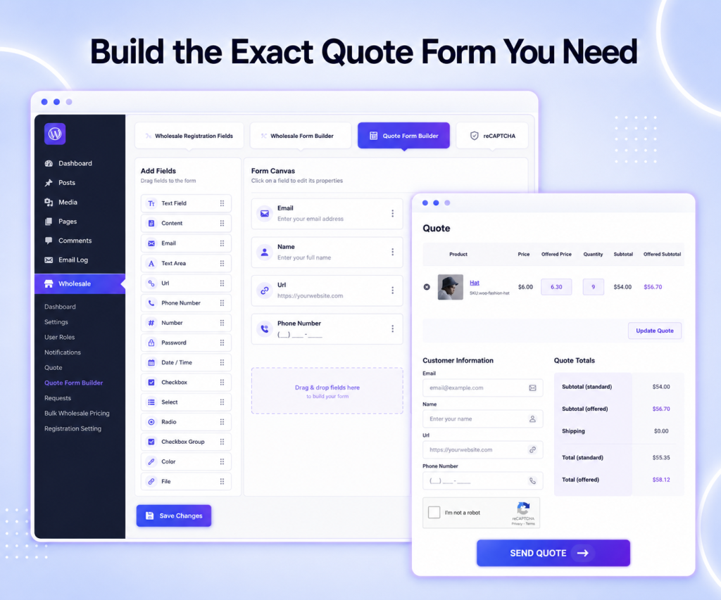 B2B Quote Form