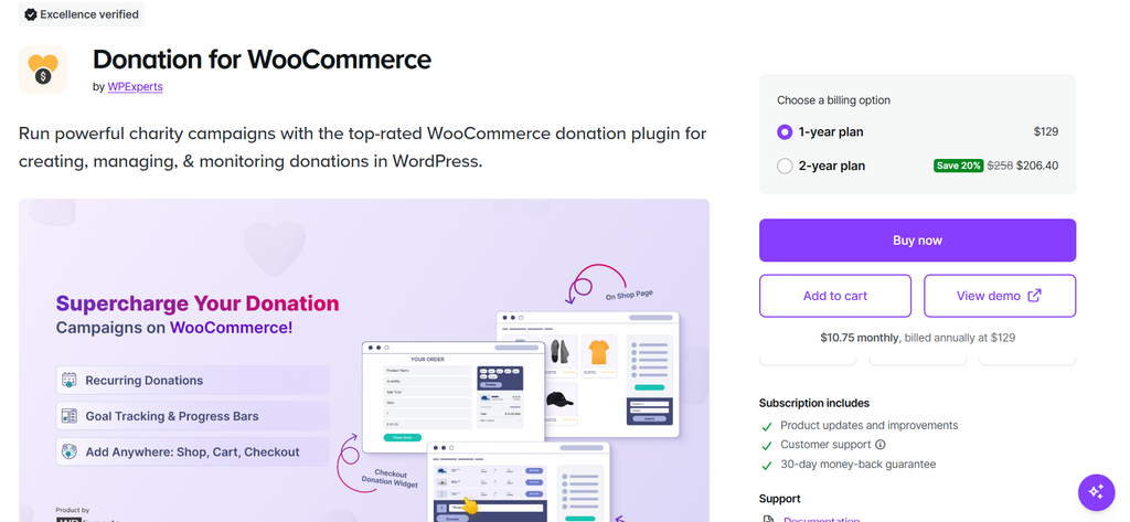 Donation for WooCommerce